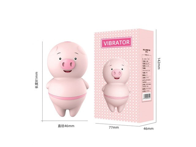Estimulador Clitoriano em Formato de Porquinho Recarregável - VM - Importado